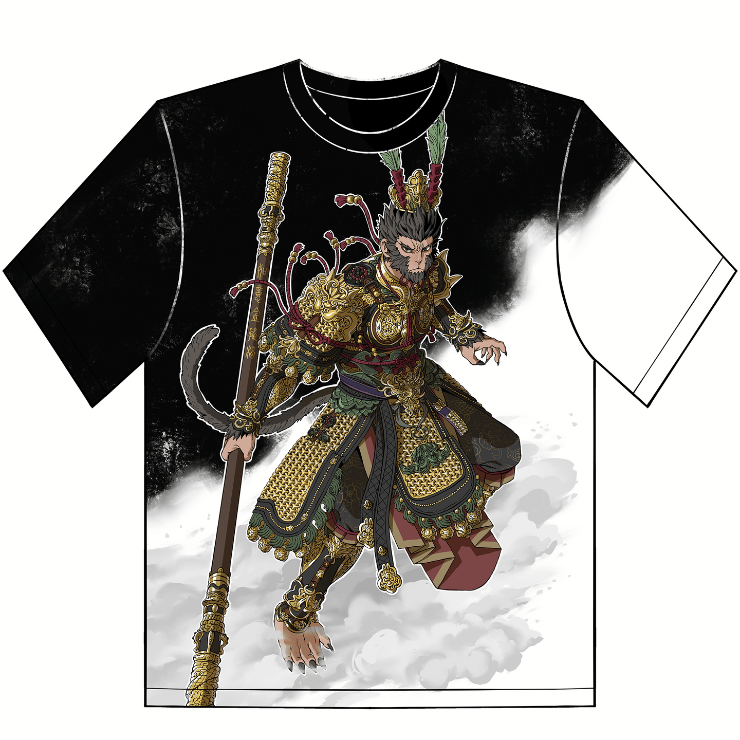 【KAINIME】BLACK MYTH - WuKong (Bold) Fan - Art T-shirt - Kainime