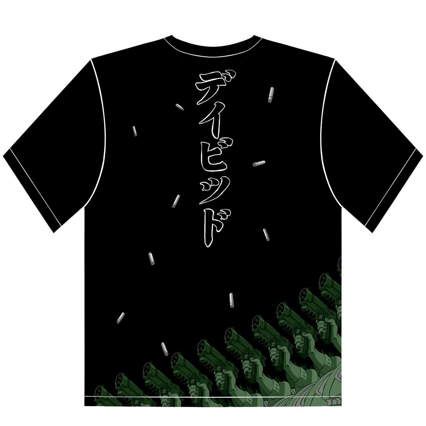 【KAINIME】CYBERPUNK - David (Bold) Fan - Art T-shirt - Kainime