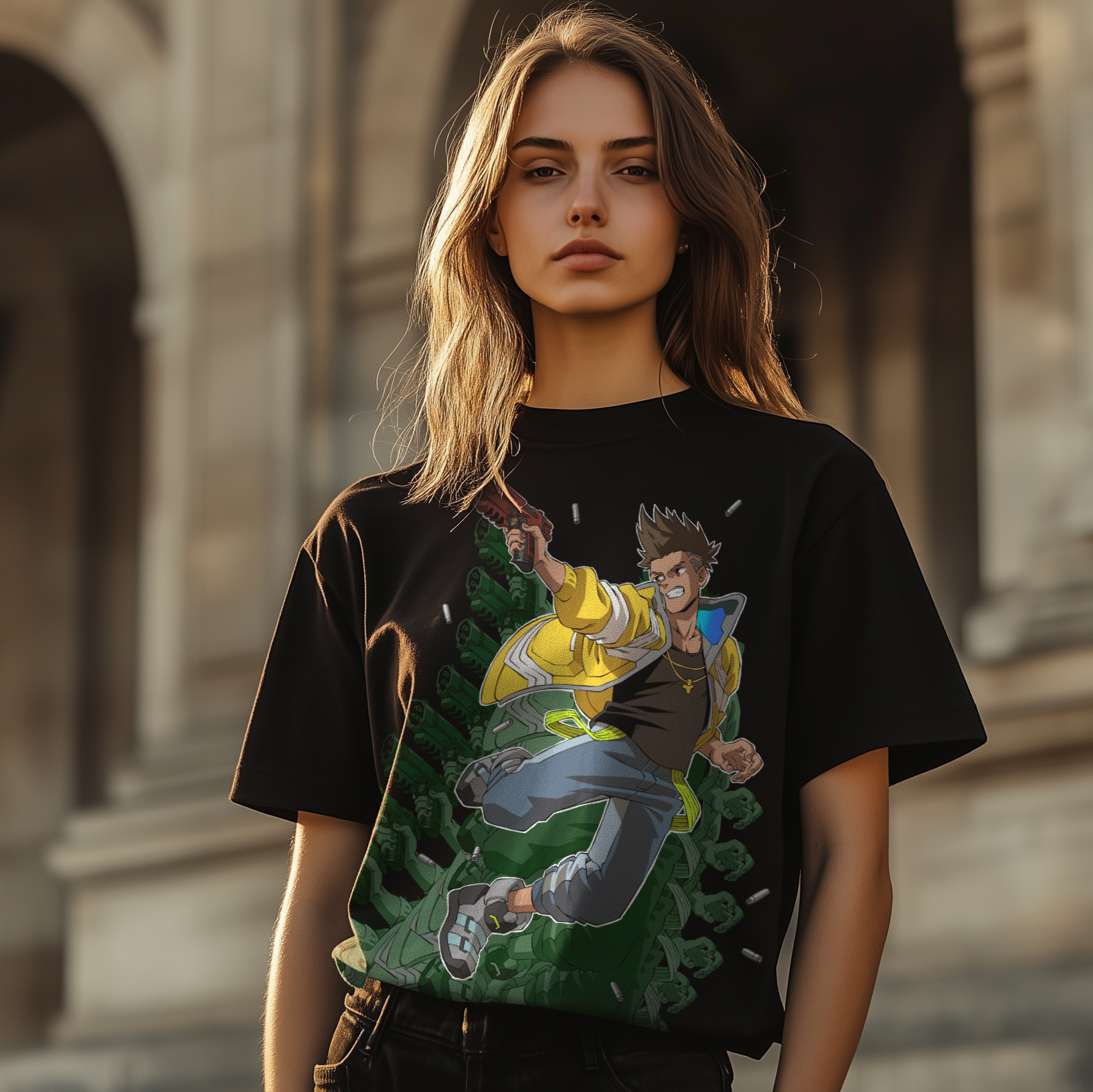 Kainime CYBERPUNK - David (Bold) Fan-Art T-shirt